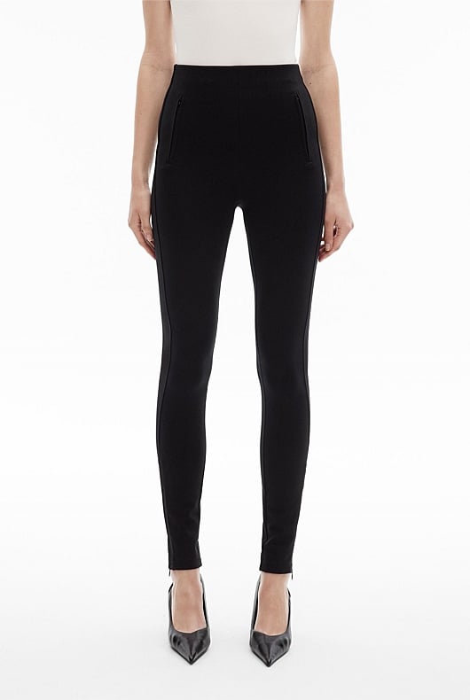 Zip Ponte Legging