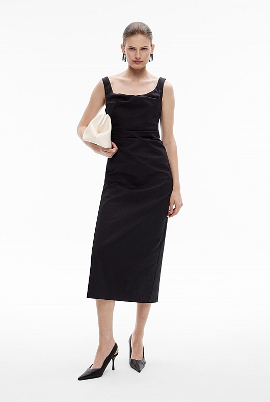 Ruched Midi Dress