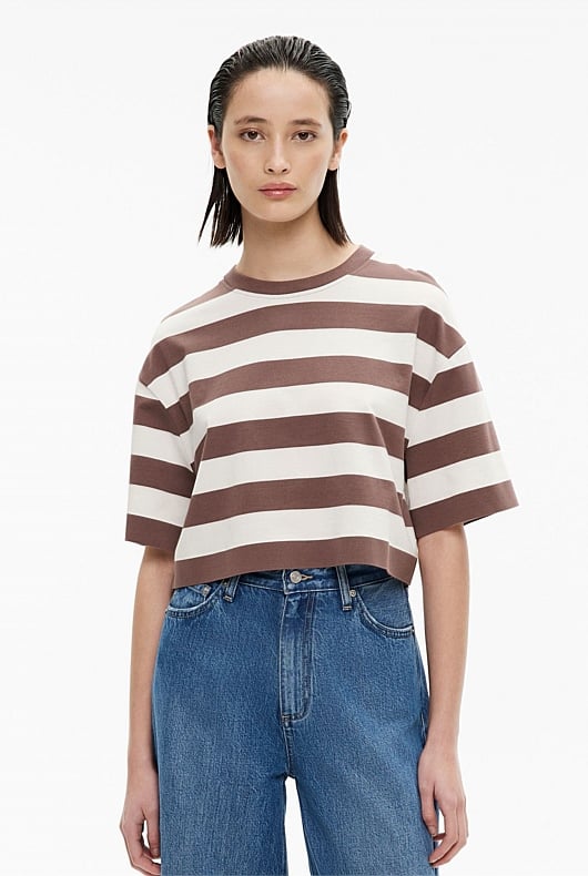 Stripe Crop T-Shirt