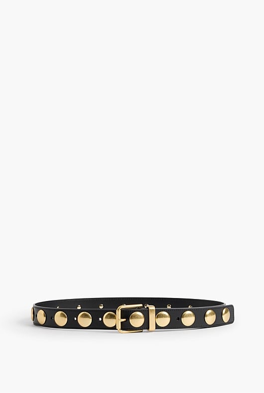 Studded Leather Belt