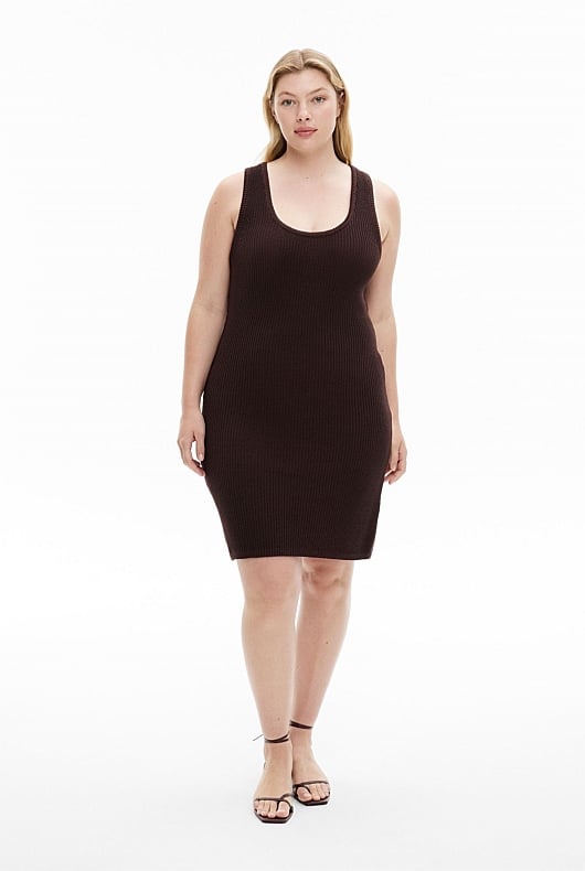 Scoop Knit Mini Dress