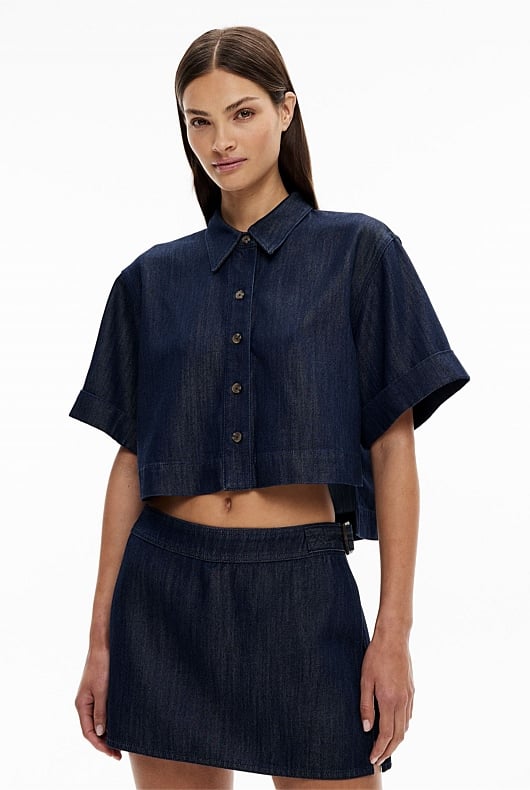 Boxy Denim Shirt