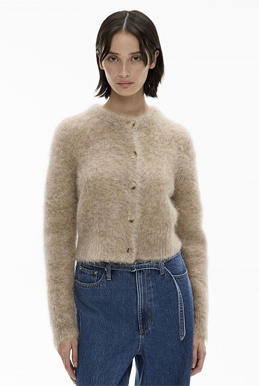 Fluffy Crew Cardigan