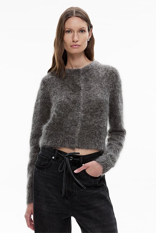 Fluffy Crew Cardigan