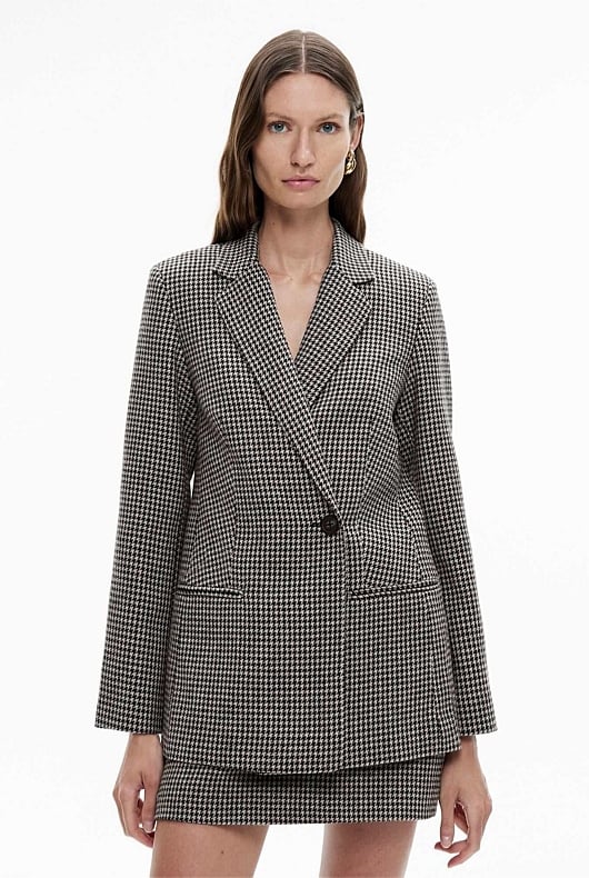 Houndstooth Blazer