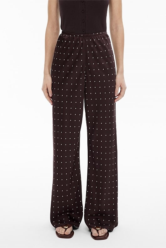 Bias Pull On Pant