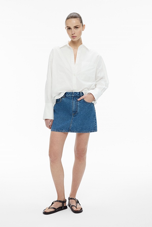 Denim Mini Skirt
