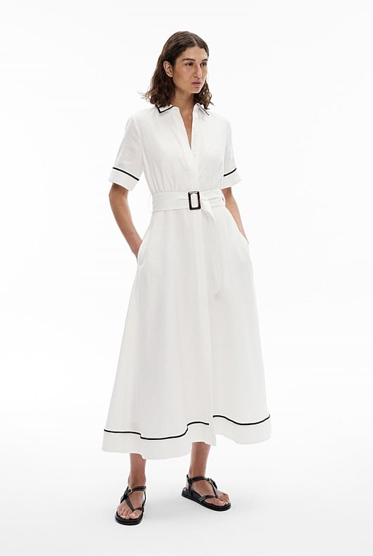 Contrast Maxi Dress
