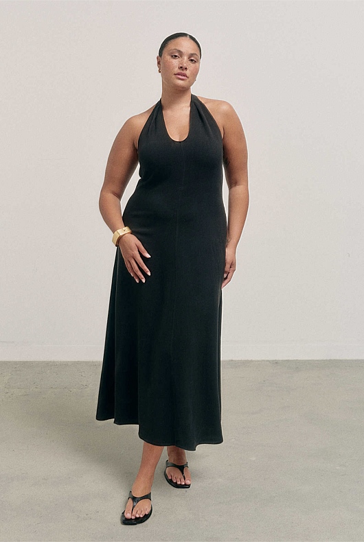 Halter Fluid Dress