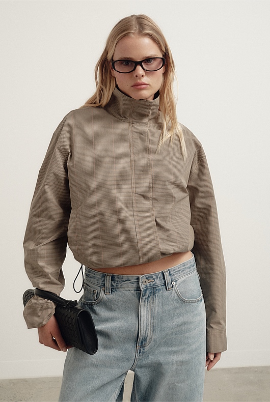 Funnel Zip Through Jacket