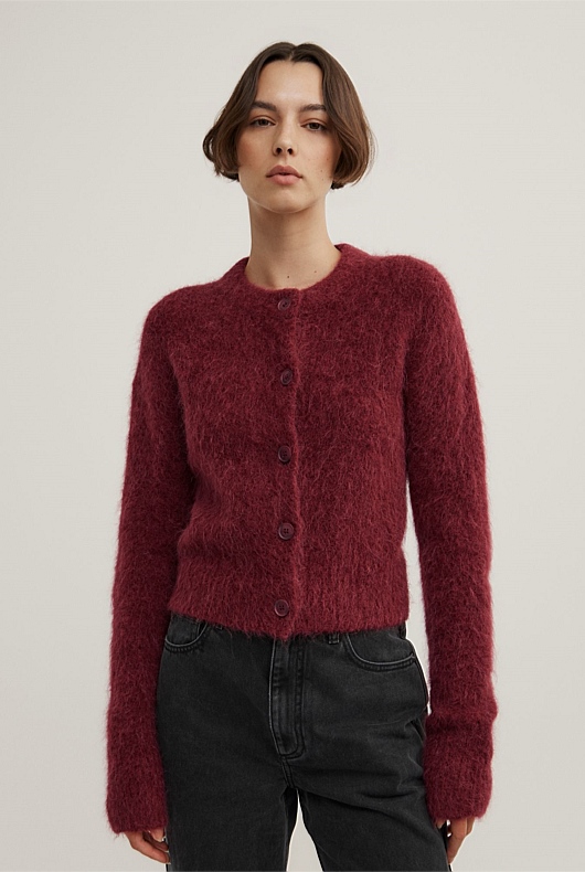 Fluffy Crew Cardigan