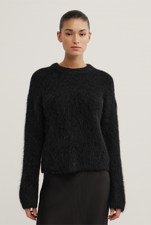 Fluffy Crew Knit