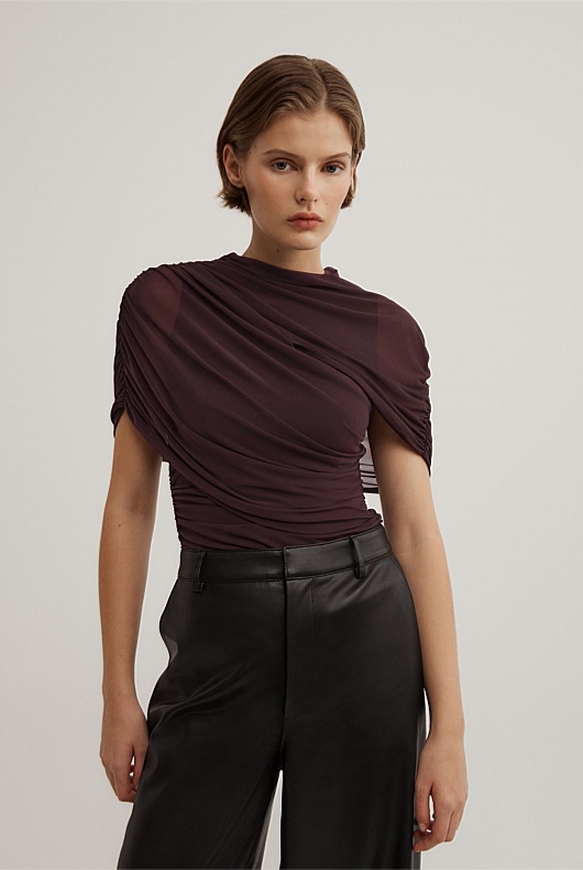 Mesh Cape Top