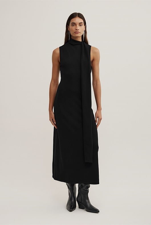 Knit Scarf Dress