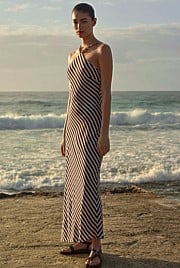 Stripe Halter Dress