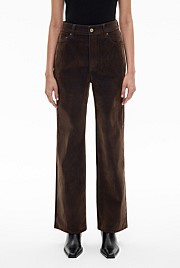 Flocked Denim Jeans