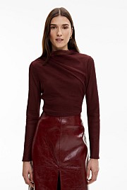 Openwork Jersey Top