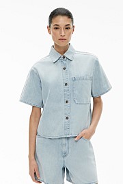 Stitch Detail Denim Shirt