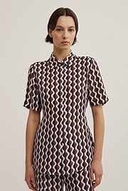 Cupro Tie Waist Shirt