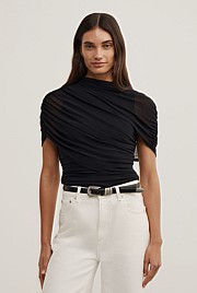 Mesh Cape Top