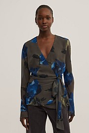Sheer Wrap Shirt