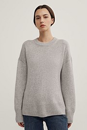 Relaxed Crew Neck Knit