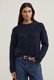 Fluffy Crew Knit
