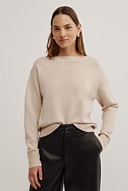 Boat Neck Knit