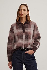 Check Polo Knit