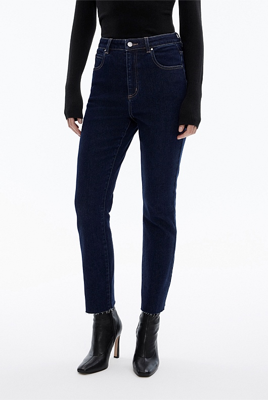 Dark Indigo Stretch Slim Leg Jean Women's Skinny Jeans Witchery