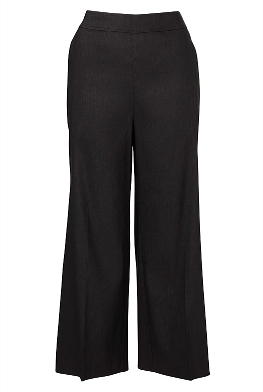 Black Stretch Linen Blend Pant - Women's Black Pants | Witchery