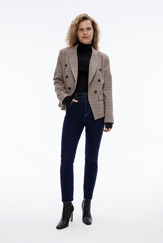 Dark Indigo Stretch Slim Leg Jean Women's Skinny Jeans Witchery