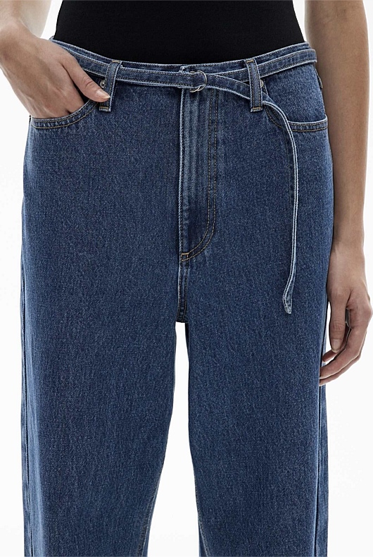 Indigo Thin Waistband Jean Women