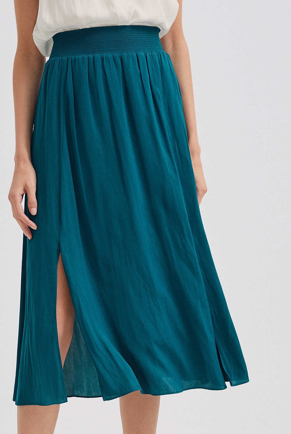 Soft Split Skirt