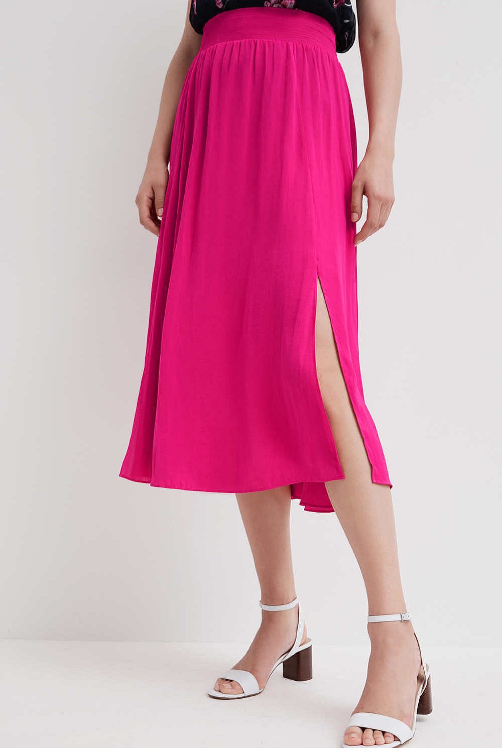 Soft Split Skirt