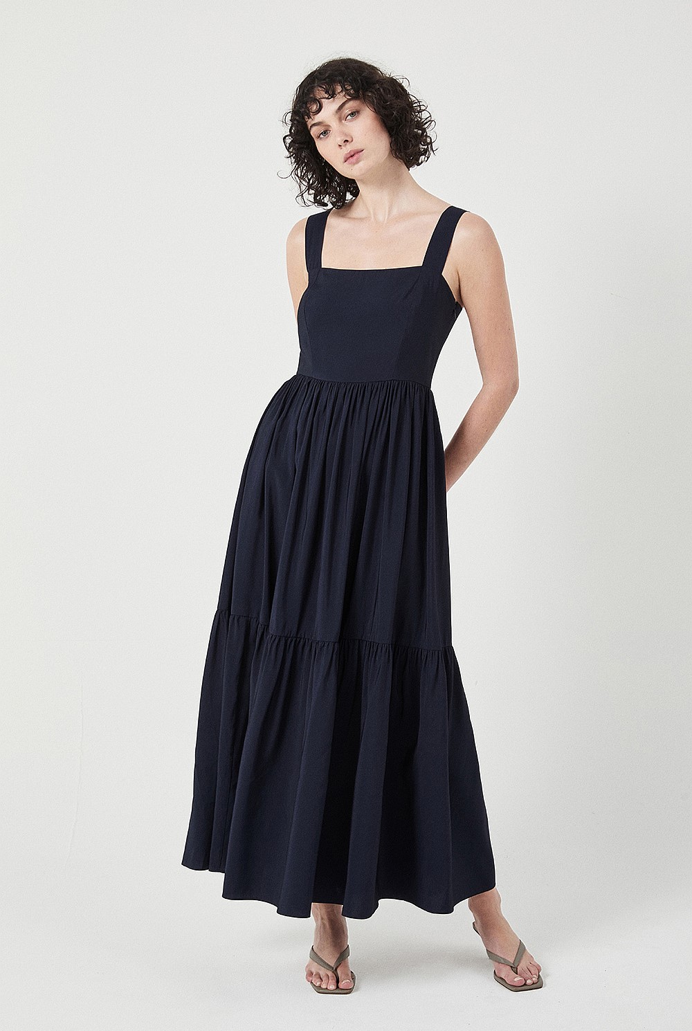 Tier Hem Maxi Dress