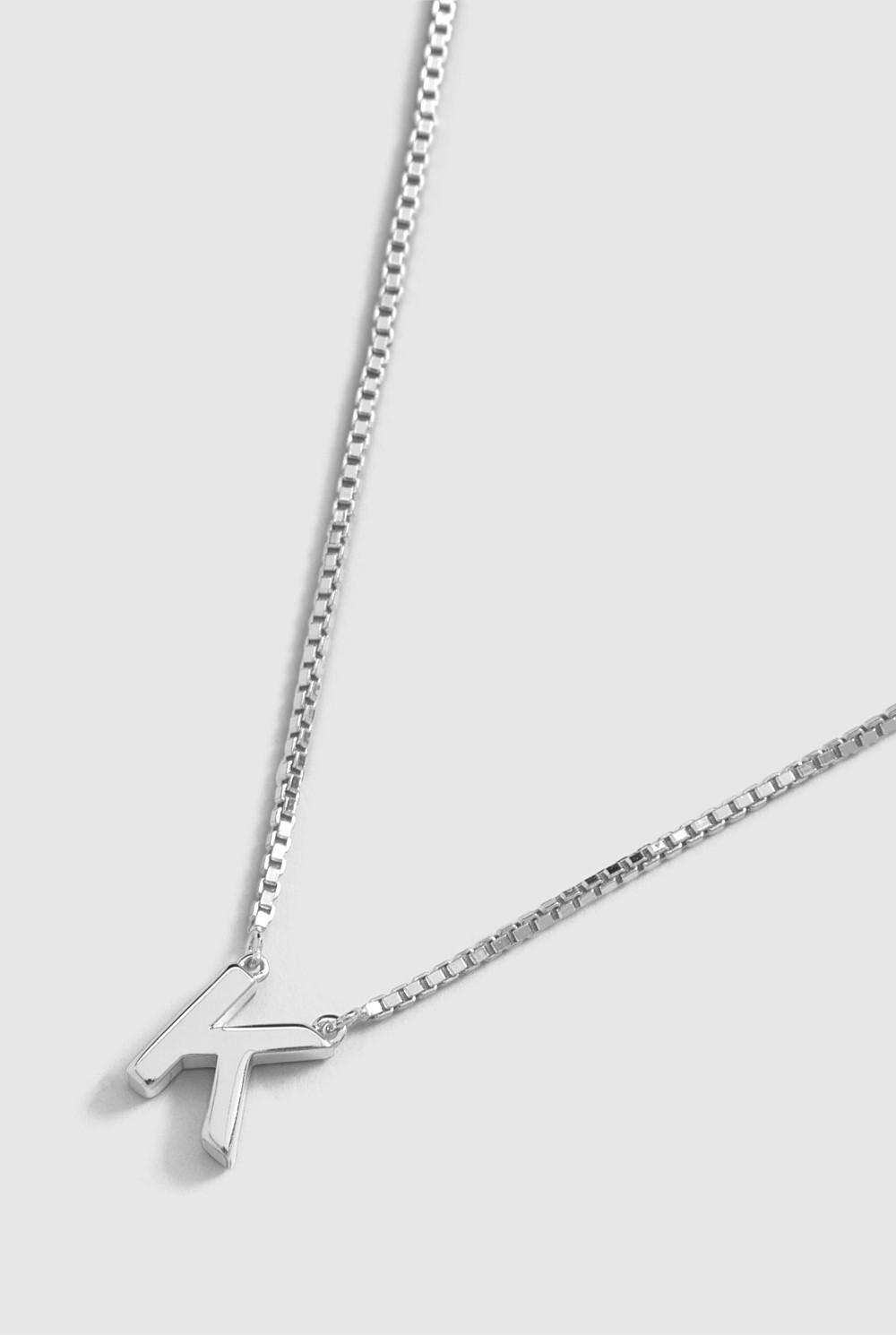 Sterling Silver Initial Necklace