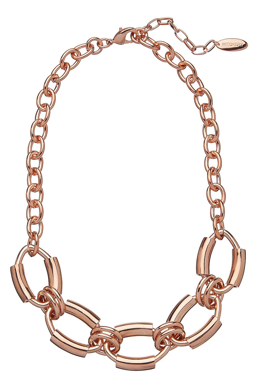 Link And Tube Necklace