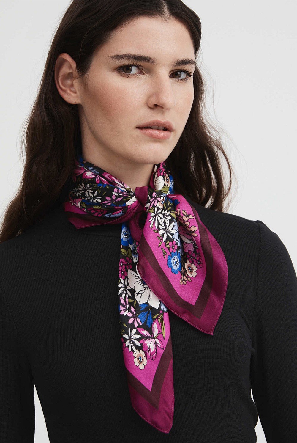 Primrose Print Silk Scarf