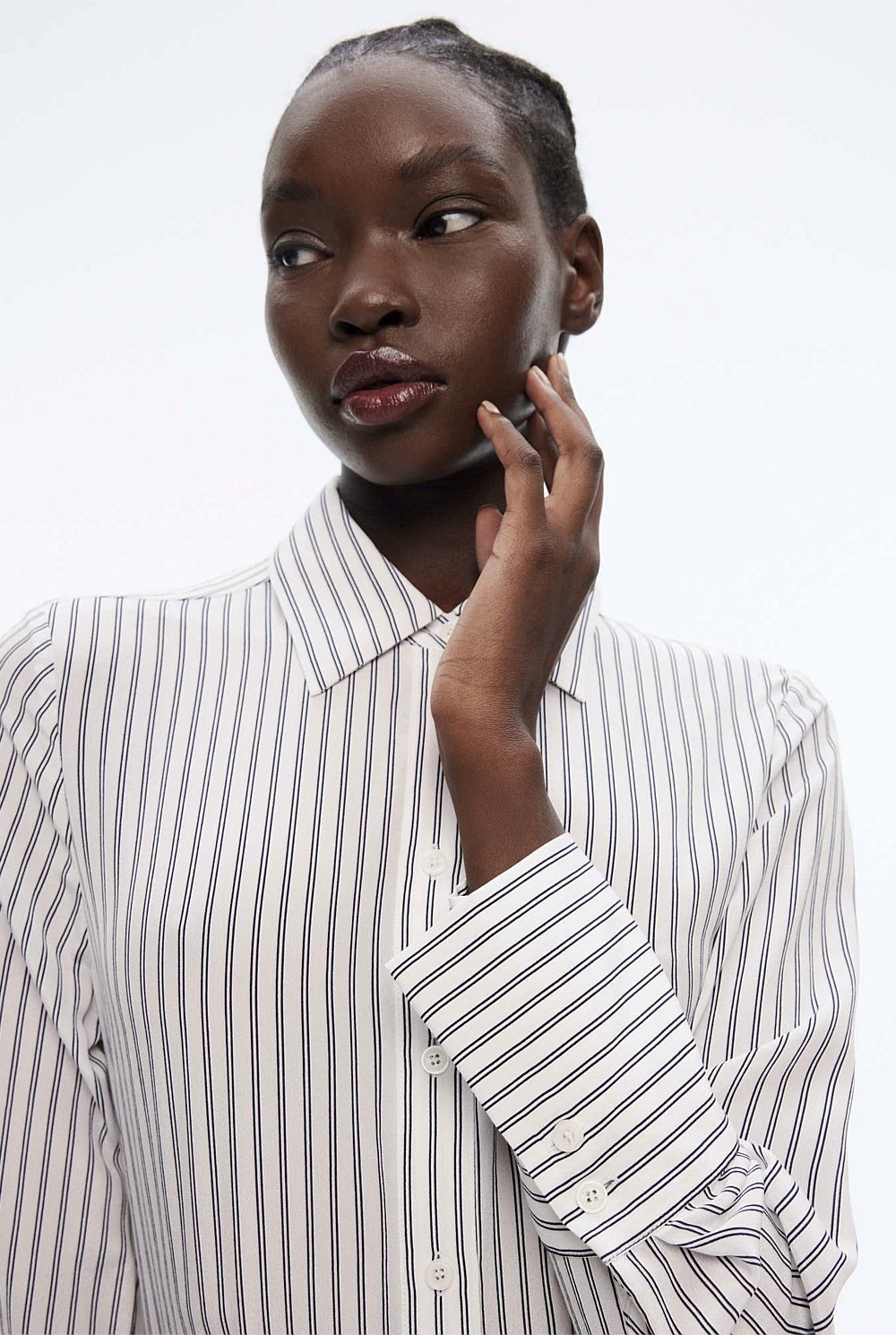 Silk Stripe Shirt