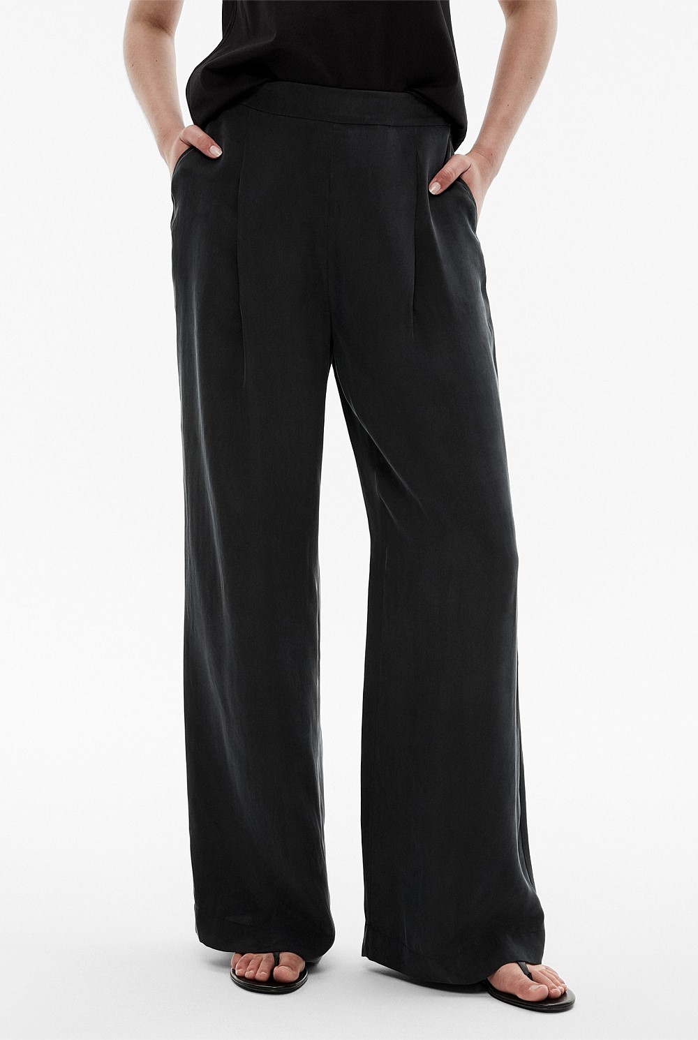 Cupro Pull On Pant