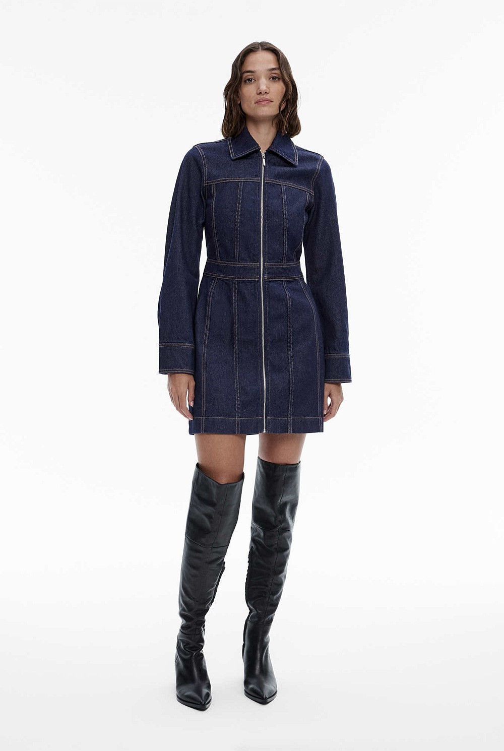 Denim Utility Dress