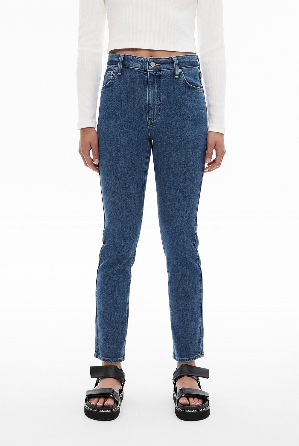 Mid Rise Skinny Jean