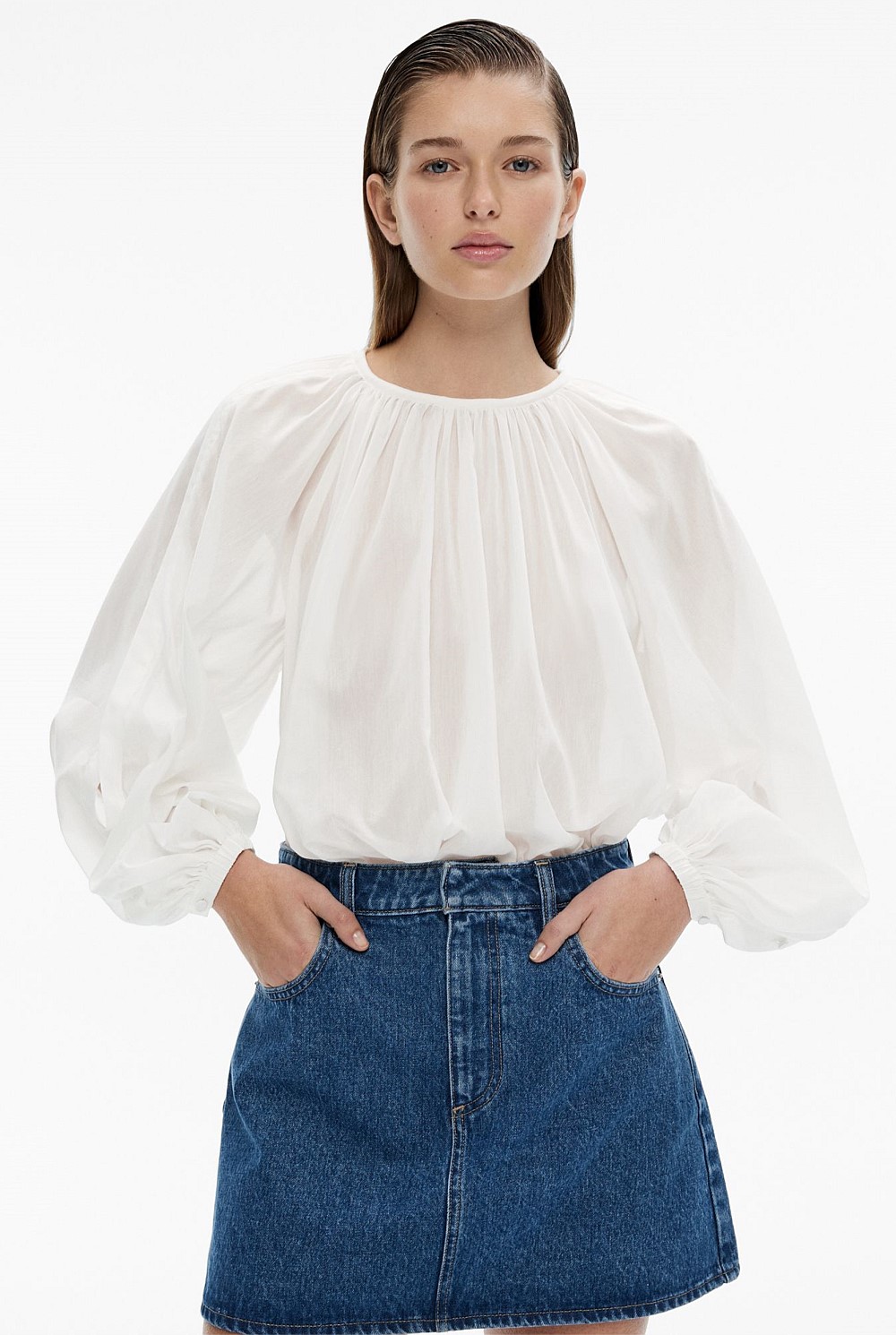 Cotton Silk Blouse