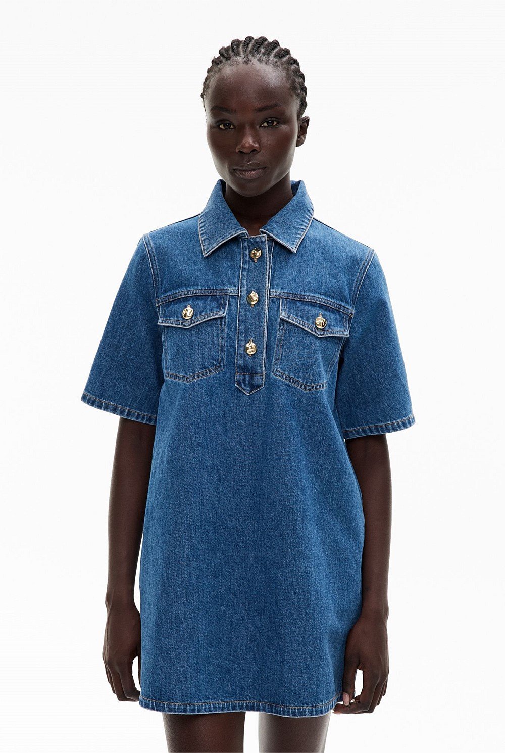 Denim Tee Dress