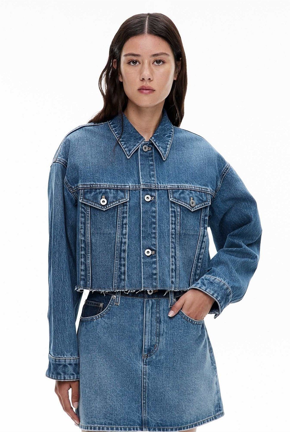 Cropped Denim Jacket