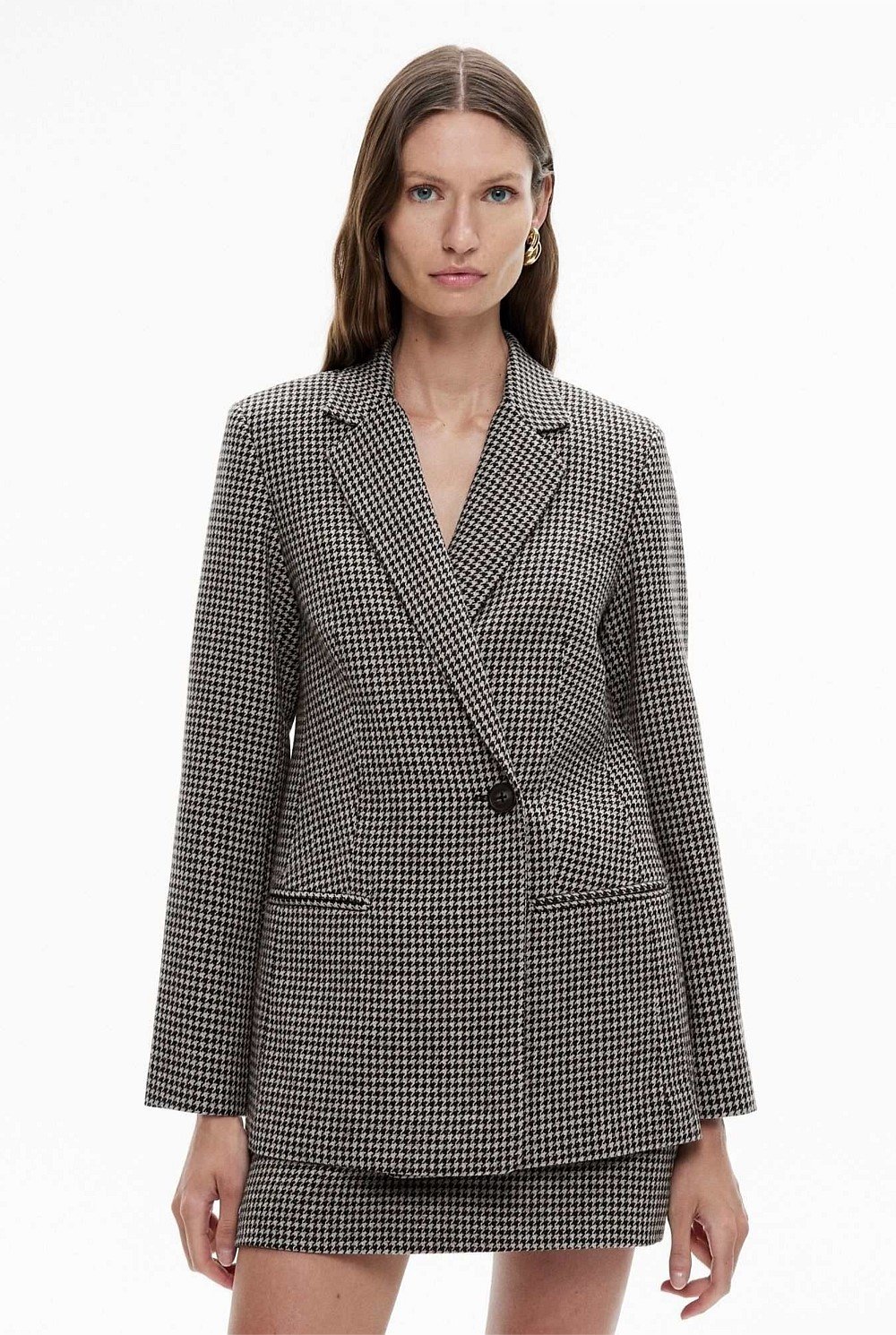 Houndstooth Blazer