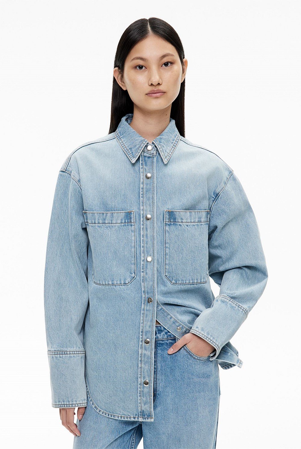 Denim Snap Shirt