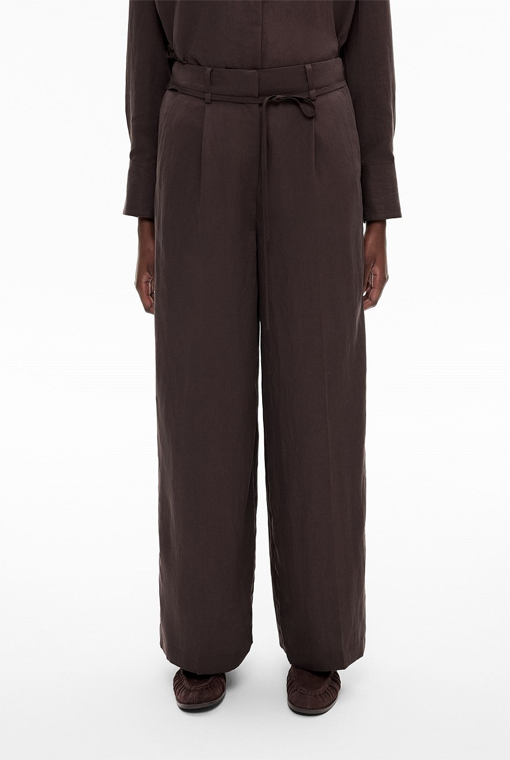 Fine Belt Detail Pants
