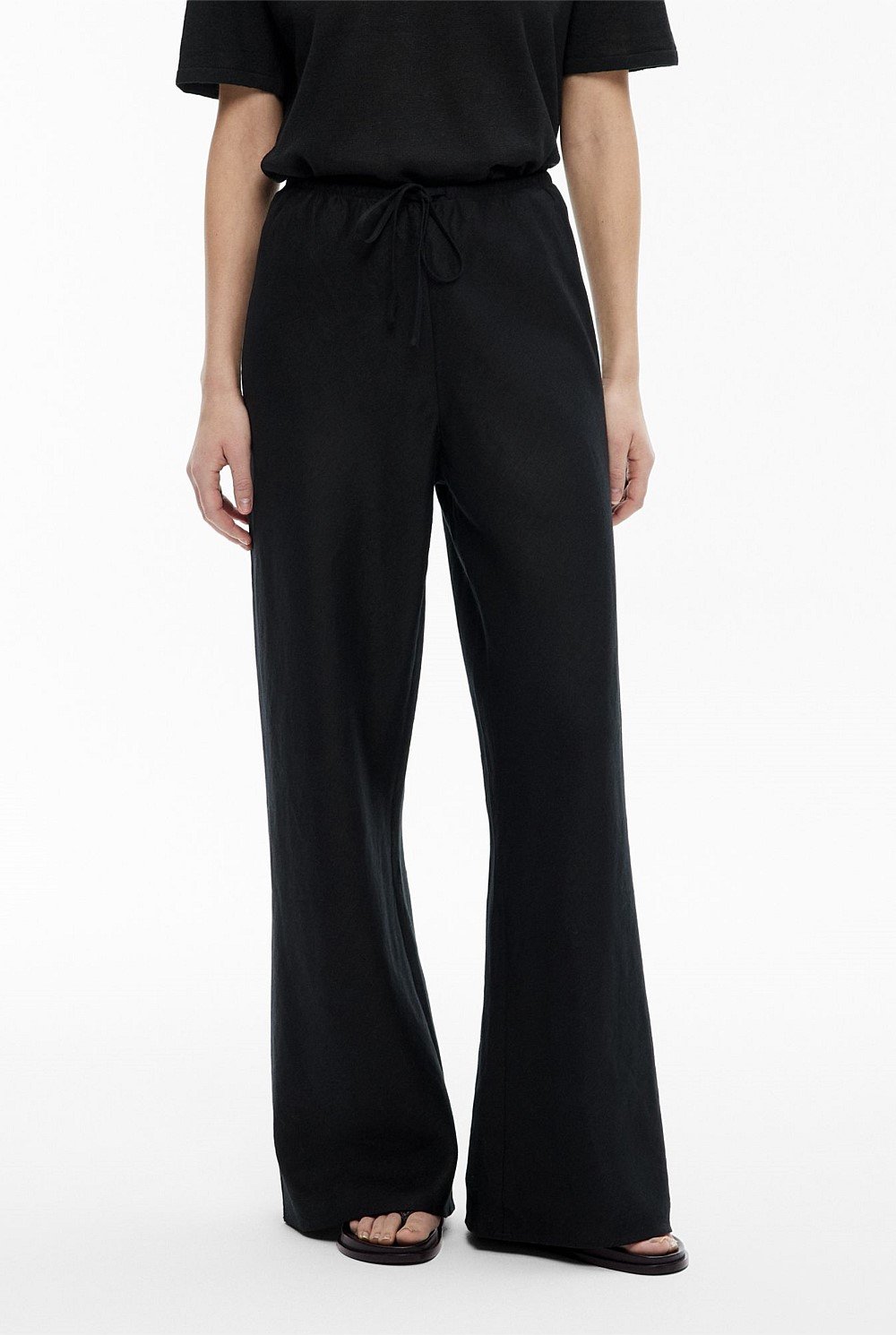 Bias Linen Pants